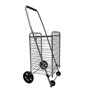 Vietnam Produced Hot Sale Lightweight Design <b>Shopping</b> <b>Trolley</b> with Sturdy Metal Frame and Rubber Foam Handle for Grocery Small S - Product Image 1