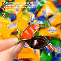 Caramelos Duros de Frutas Kole, 1 kg, Dulces Nostálgicos para Eventos, Bodas y Entretenimiento, en Bolsa con Empaque Individual