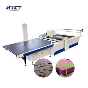 CNC Industrial Multi High Layer Ply Fabric Cutting Table Beam Fabric Sample Roll Die Fabric Cloth Cutting Machine