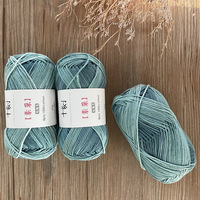 8 Strands 100% Cotton Yarn 50 G Wool Hand Knitting Crochet Ball Fancy Yarn