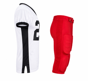 2026 New American Football Uniform Team <b>Name</b> Number Plus Size Anti-Bacterial Quick Dry Breathable Sublimation Printed Short - Product Image 2