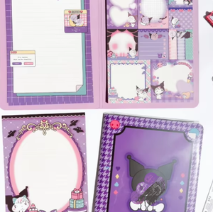Bloc-notes autocollants Sanrio, notes adhésives, bloc-notes mignon, papier non-adhésif, papeterie pour filles, enfants, école, bureau - Product Image 4