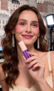 Maquillage pour le visage, <span class=keywords><strong>blush</strong></span> <span class=keywords><strong>liquide</strong></span> vegan changeant de couleur, sans logo, <span class=keywords><strong>blush</strong></span> changeant de couleur longue durée, huile magique pour le <span class=keywords><strong>blush</strong></span> <span class=keywords><strong>liquide</strong></span>, Violer 10ml - Product Image 6