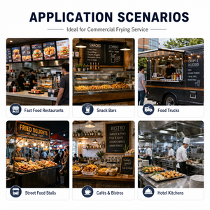 Friteuse à donuts, Friteuse à corn-dogs, Friteuse à ailes de buffle, Friteuse à hash browns, Friteuse de comptoir, Friteuse à calamars, Friteuse à <span class=keywords><strong>croquettes</strong></span>, Friteuse à chips - Product Image 5