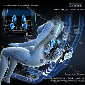 लक्जरी पूर्ण शरीर मालिश कुर्सी लोकप्रिय 4 डी शून्य गुरुत्वाकर्षण शरीर स्कैन प्रत्यक्ष आपूर्ति मालिश कुर्सी - Product Image 3