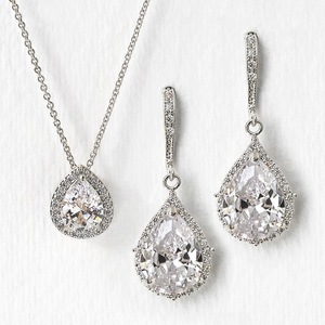 Set di Gioielli a Goccia per Donne, Collana Semplice per Uso Quotidiano, Accessorio Moda per Outfit - Product Image 2