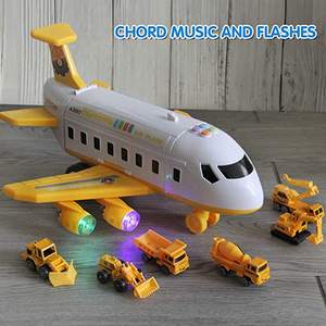 Ensemble de 25 jouets de <span class=keywords><strong>construction</strong></span> de transport, avions et véhicules pour enfants, camion jouet en métal moulé sous pression - Product Image 3
