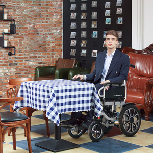 Silla de Ruedas Eléctrica Motorizada Ligera KSM-501P 2025, Plegable y Portátil, Segura para Viajes en Avión, para una Fácil Movilidad - Product Image 5