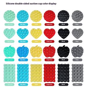 Support de téléphone à ventouse double face en silicone avec motif cœur, très vendu, cadeau promotionnel d'entreprise - Product Image 5