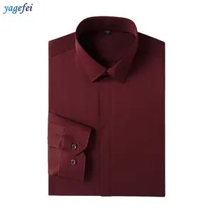 Oem/ODM Camisas Hombre A Cuadros Más vendidos Mangas largas Cómodo Slim Fit Uniforme DE TRABAJO Camisa de lujo para hombres