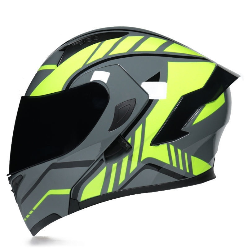Yellow Freedom with Black Mirror Visor
