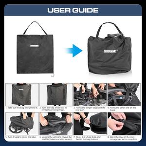 Rhinowalk 20 pouces vélo électrique voyage sac de <span class=keywords><strong>transport</strong></span> couverture étanche <span class=keywords><strong>pliant</strong></span> vélo électrique sac d'équitation Ebike sac de <span class=keywords><strong>transport</strong></span> - Product Image 4