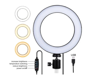 Populaire LED multi-lumière effet <span class=keywords><strong>Tiktok</strong></span> anneau lumineux pliable maquillage selfie anneau lumineux <span class=keywords><strong>pour</strong></span> la diffusion en direct rond trépied portable - Product Image 5