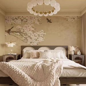 <span class=keywords><strong>Tapisserie</strong></span> brodée à thème naturel, artisanat traditionnel, art textile de luxe pour salon et bureau - Product Image 4