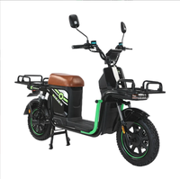 Bicicleta Eléctrica de Carga con Motor Trasero sin Escobillas de 1000W, Batería de Litio de 60V 20AH, 3 Velocidades, para Logística y Entrega en Almacenes