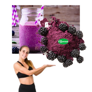 Nutrición salud <span class=keywords><strong>Rubus</strong></span> <span class=keywords><strong>fruticosus</strong></span> polvo de mora de alta pureza para bebidas y alimentos - Product Image 1