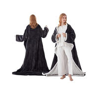 Cape à capuche portable, pull poncho couverture avec manches, couverture chauffante rechargeable à batterie, taille complète