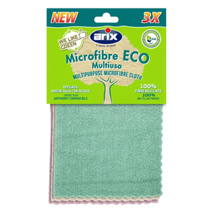 Ensemble de torchons en microfibre 3 pièces (30x30cm) Eco WE LIKE GREEN Couleurs assorties 28612 - Product Image 2