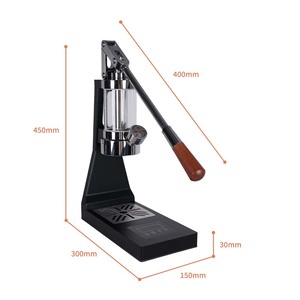 Machine à expresso manuelle télescopique multifonctionnelle <span class=keywords><strong>italienne</strong></span> en acier inoxydable - Cafetière portable professionnelle à pompe manuelle - Product Image 3