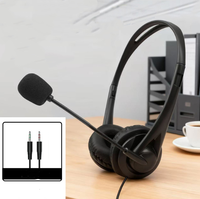 Headset Scorpion 03A Harga Terjangkau OEM Berkabel untuk Call Center Multi Plug