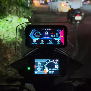 Aoocci BX 5.5" <strong>Motorcycle</strong> GPS Carplay With Blind Spot Detection <strong>Radar</strong> Dual Camera 1080P for Safety Riding - Product Image 4