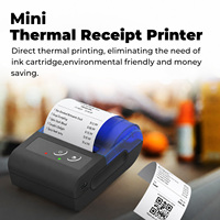 Mini Impresora Térmica de Alta Velocidad 90mm/s, 58mm, sin Tinta, para Windows, iOS, Android, Tablet PC y Sistema Informático