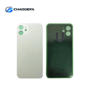 แผงกระจกด้านหลังแบบ OEM ราคาประหยัด ดีไซน์รูใหญ่ สำหรับ iPhone 12 Mini พร้อมฝาหลังแบตเตอรี่และสติกเกอร์กระจกด้านหลัง - Product Image 2