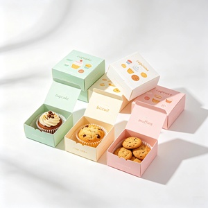 Cajas de papel personalizadas para pasteles, galletas y productos de panadería, ecológicas, reciclables, impresas, frescas, resistentes, al por mayor - Product Image 5