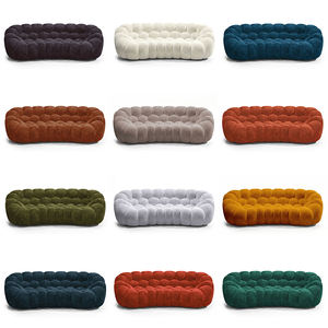 أريكة فقاعية فاخرة باللون الأصفر من boibos بتصميم جديد مخصصة بمقعدين أريكة فقاعية مخملية من روش بوبوا خضراء - Product Image 6