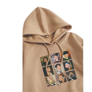 Sudadera de peso pesado para hombre Oversized Puff Print DTF Print Essentials, Soft & Cozy Sudadera con capucha - Product Image 2