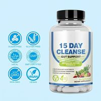 HDK OEM ODM Gummies Détox Nettoyantes en 15 Jours Soutien Digestif Détoxifiant Végétalien Sans Sucre Feuille de Séné Wasabi Inuline Complément Santé Digestive