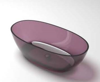 Transparent Dark purple