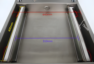 垂直真空パック機械産業食品500mm真空シール機真空袋詰め包装機DZ400シーラー - Product Image 6
