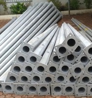 Poste de Luz Galvanizado Personalizado SLOER con Brazos Dobles o Simples de 4m, 5m, 6m, 7m, 8m, 9m, 10m, 11m, 12m