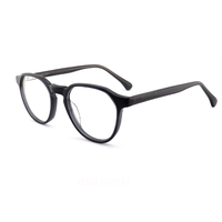 Nouvelles lunettes de vue pour femmes, monture ronde en acétate, style rétro classique, tendance, avec impression de diamants