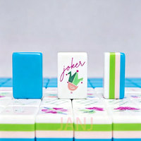 Mahjong américain personnalisé, en acrylique PVC à quatre couches, assortiment de couleurs, portable, résistant à l'eau, durable, vente en gros