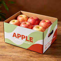 Groothandel Fabrieksverpakkingen Appelverpakkingen Sterke Waterdichte Golfkartonnen Fruitverzenddozen 72 uur productie