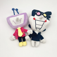 Peluche Deltarune Spamton Tenna Triangular Rune TV, figurine en peluche avec rembourrage en coton PP, hauteur 31cm-50cm