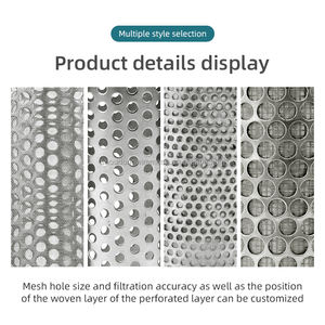 304 316 316lステンレススチール穴あき金属チューブフィルター食品機械穴あきフィルターシリンダーメッシュチューブ - Product Image 4