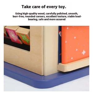 Montessori <span class=keywords><strong>Cube</strong></span> de jeu éducatif en bois pour enfants Jouet <span class=keywords><strong>d</strong></span>'<span class=keywords><strong>activité</strong></span> pour les tout-petits <span class=keywords><strong>Cube</strong></span> en bois Cadeau <span class=keywords><strong>d</strong></span>'anniversaire pour les bébés - Product Image 4