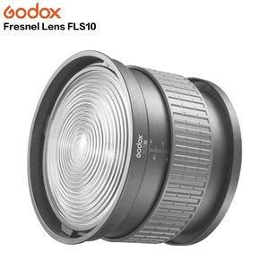 God Ox FLS10 10 pulgadas lente <span class=keywords><strong>Fresnel</strong></span> adaptador de enfoque foco Bowens montaje lámpara moldeadora de vidrio bolsa de transporte para vídeo - Product Image 3