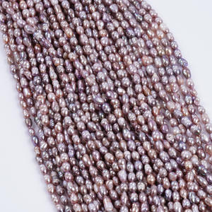 For Xiaomi 5-6mm Natural <b>Freshwater</b> Rice-Shaped Loose <b>Pearls</b> Semi-Finished DIY <b>Bracelet</b> and Necklace Jewelry - Product Image 2