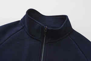 Veste universitaire classique en coton tricoté ajustée pour femmes, veste de baseball pour le lycée, fermeture éclair, manches longues décontractées, printemps automne - Product Image 5