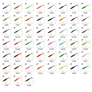 ORJD leurres d'alose de conception professionnelle Easy Shiner 4in 5in jig leurre appât de pêche appât nageur leurres en plastique souple ver - Product Image 5