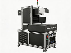 Système laser à circuit optique entièrement fermé, machine de découpe et de gravure au laser CO2, haute vitesse, haute précision, pour le bois, les vêtements et l'artisanat - Product Image 1