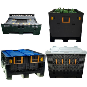 Gấp đóng mở hộp Pallet lớn có thể gập lại nhựa Pallet container số lượng lớn Pallet Hộp nhựa lưu trữ số lượng Lớn Thùng và nắp đậy - Product Image 3