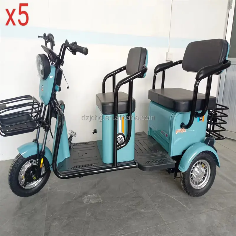 800watts X5 Fábrica personalizado por atacado alta qualidade grande estoque frete triciclos elétricos 3 rodas scooter elétrico