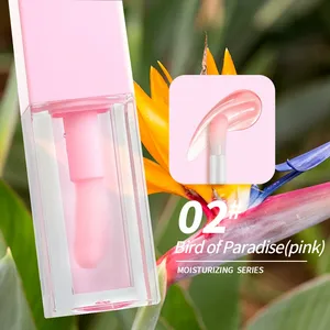 Baume à lèvres hydratant minéral personnalisable MLM, huile à lèvres repulpante changeant de couleur, parfum floral et fruité - Product Image 2