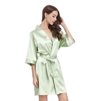 Robes de mariée et de demoiselles d'honneur en soie satinée pour femmes, vente en gros et sur mesure, vêtements de nuit