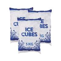 Machine d'emballage automatique de tubes de glace 10-30 sacs/min, machine de formage, de remplissage et de scellage de sacs de glaçons VFFS 500-3000g